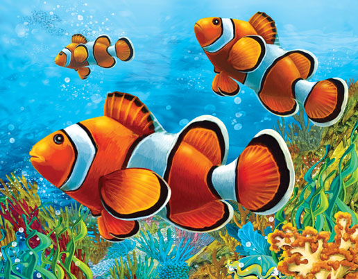 Tranh xếp hình 63 mảnh - GIA ĐÌNH NEMO
