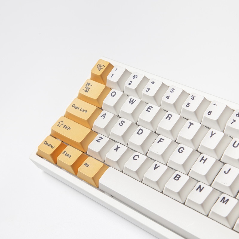 Keycap Honey Milk Profile XDA  cho bàn phím cơ in Dyesub chất liệu PBT cao cấp