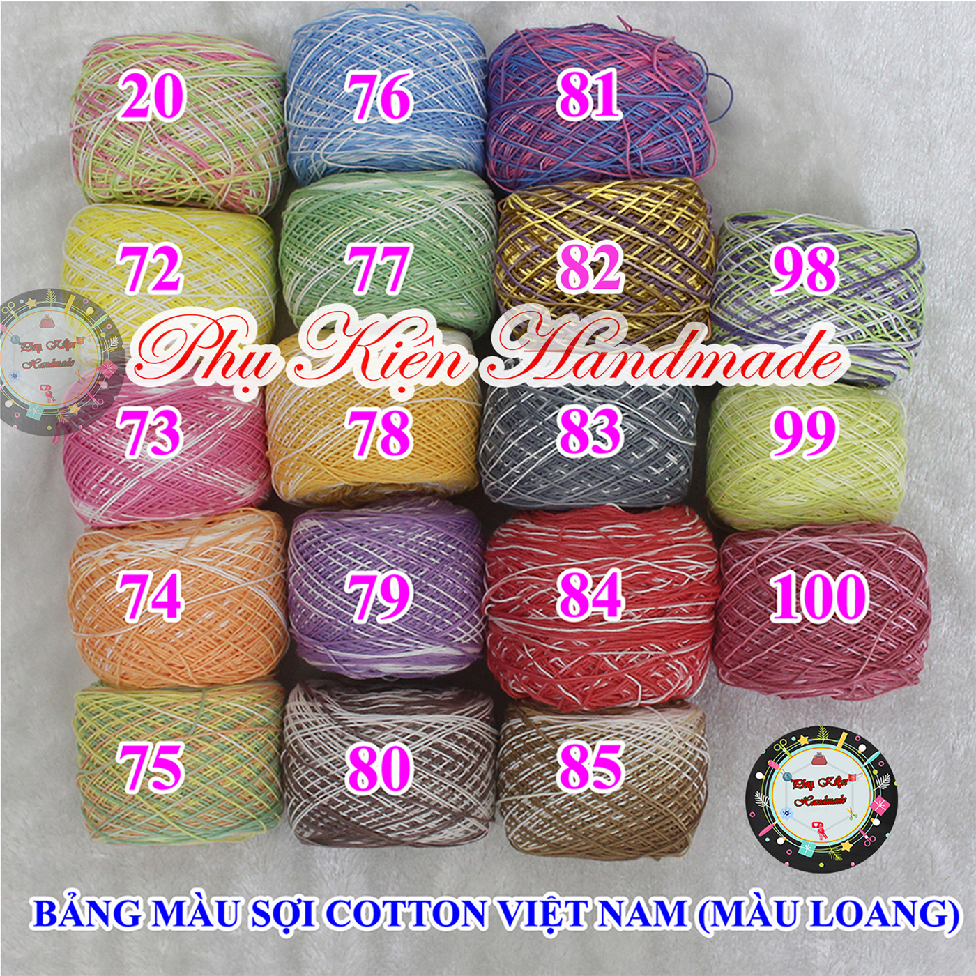 Sợi cotton Việt Nam (1mm)