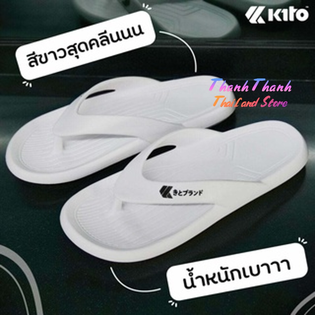 Dép xỏ ngón Kito AG30 Thái Lan – Cao su êm, quai đúc bền chắc