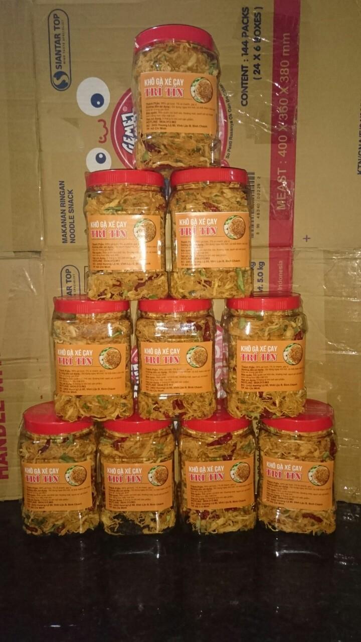 [HCM]5kg hũ khô gà lá chanh - 10 hũ 500g