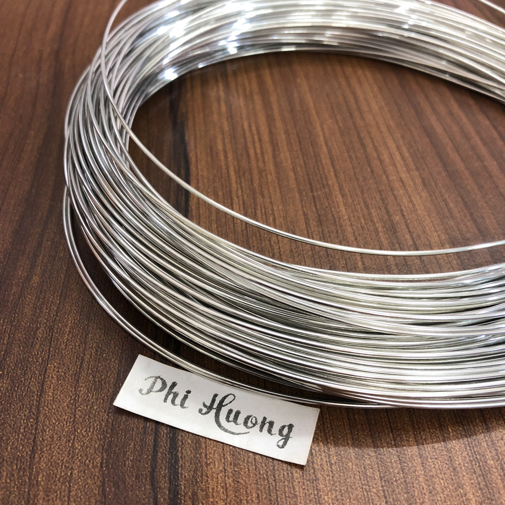 3 cái phôi cài tóc, xương bờm inox 1mm - 4mm