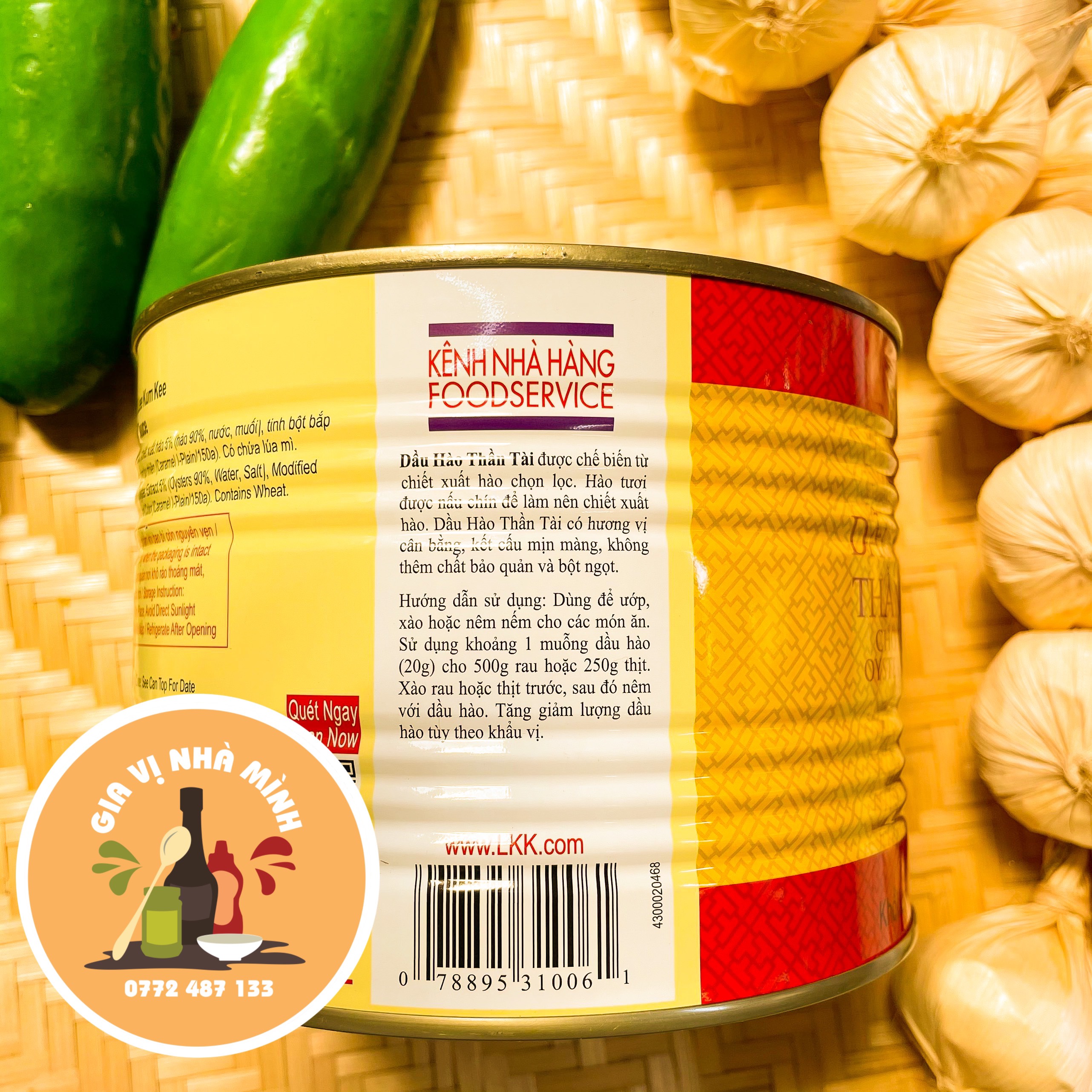 DẦU HÀO THẦN TÀI LEE KUM KEE 2,2KG