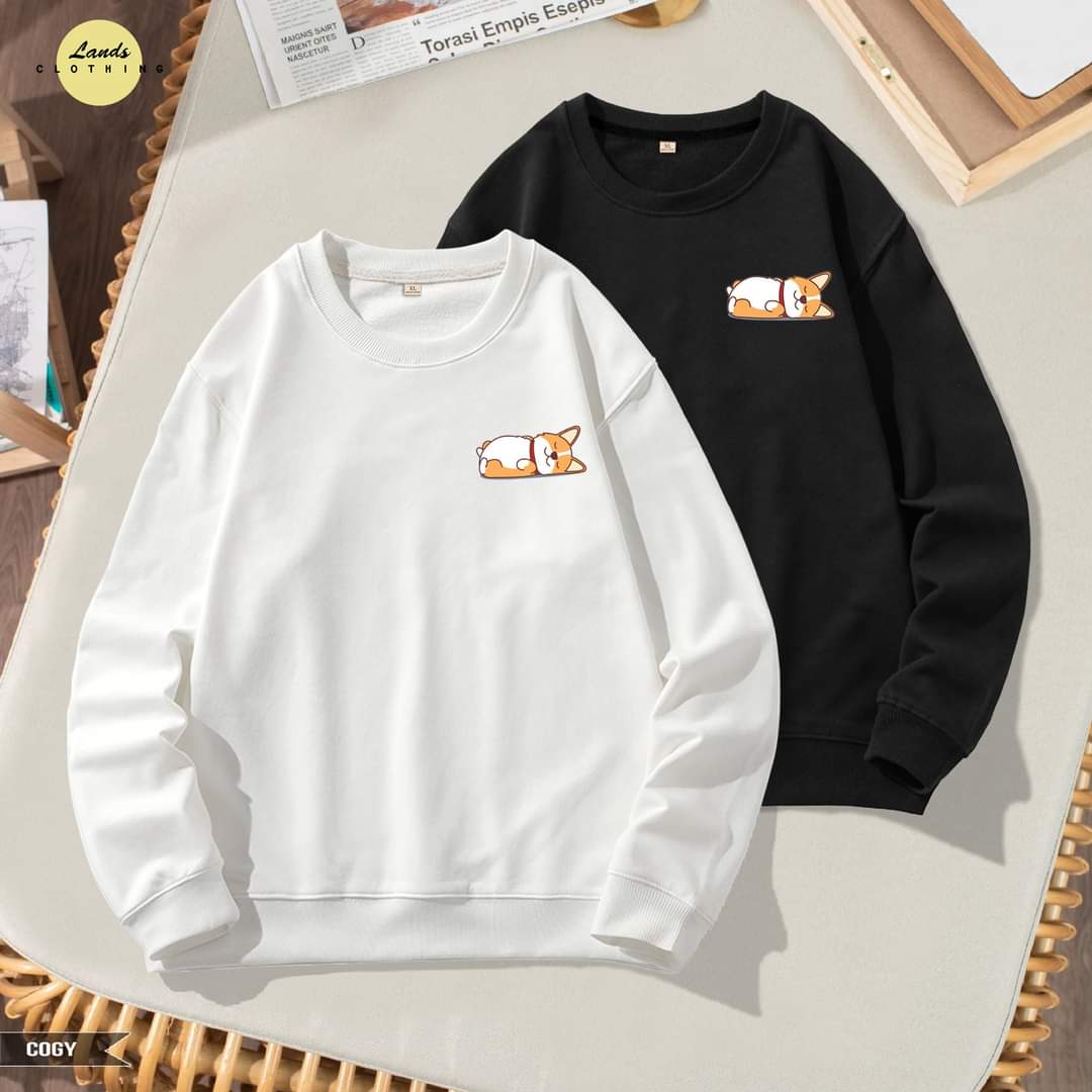 [FREESHIP] ÁO SWEATER ĐÔI IN HÌNH CUTE