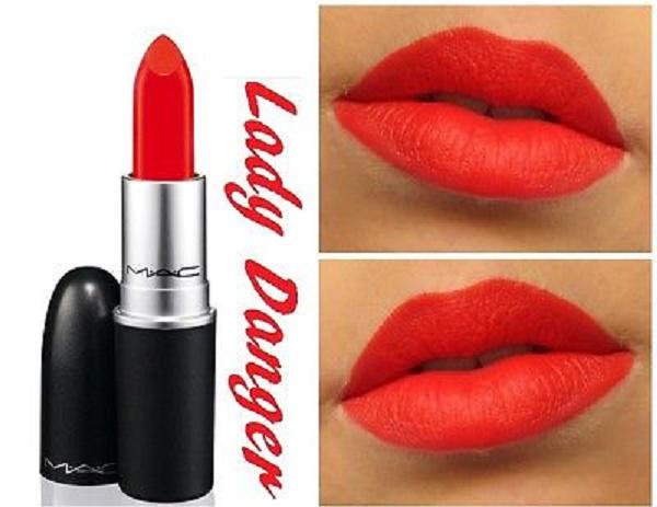 Son Mac Lady Danger Dòng Matte Màu Cam Đỏ