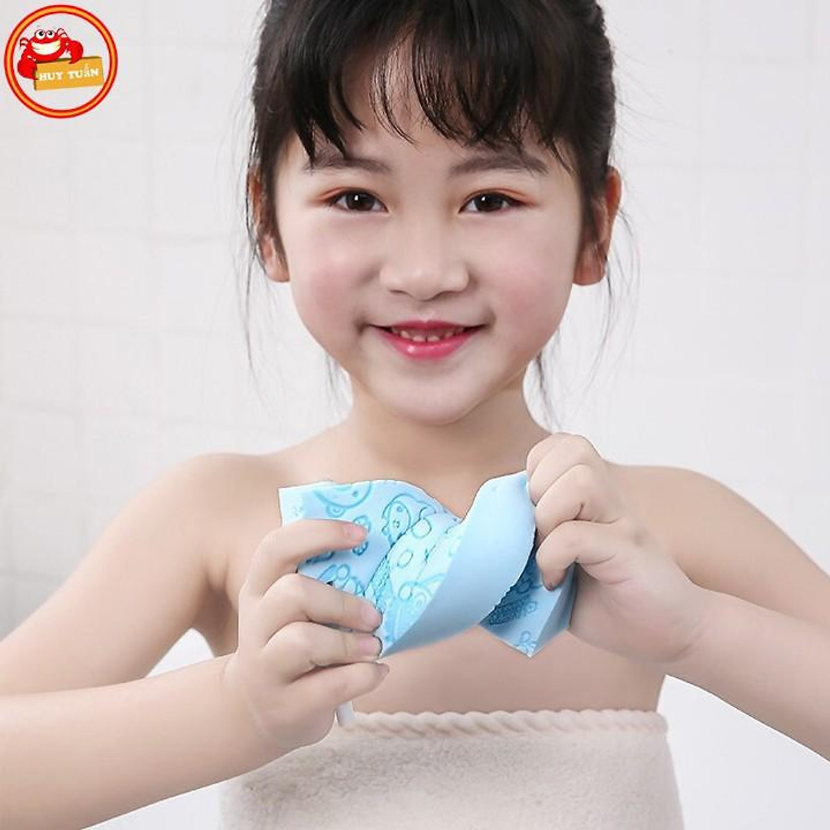 Bông tắm, miếng kỳ ghét siêu sạch Hàn Quốc