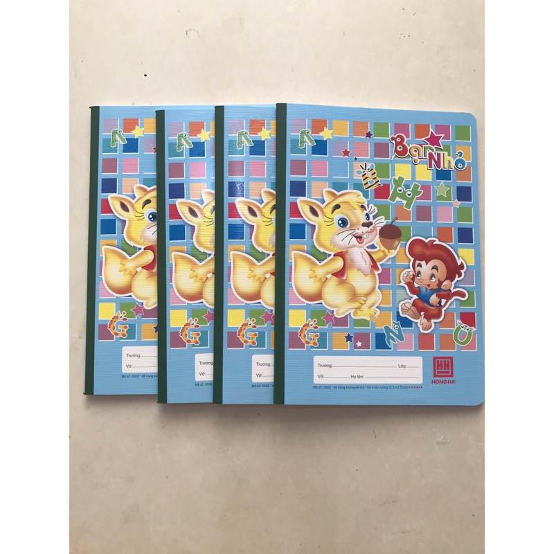 Vở oly hồng hà 48 trang bạn nhỏ-ms:0509