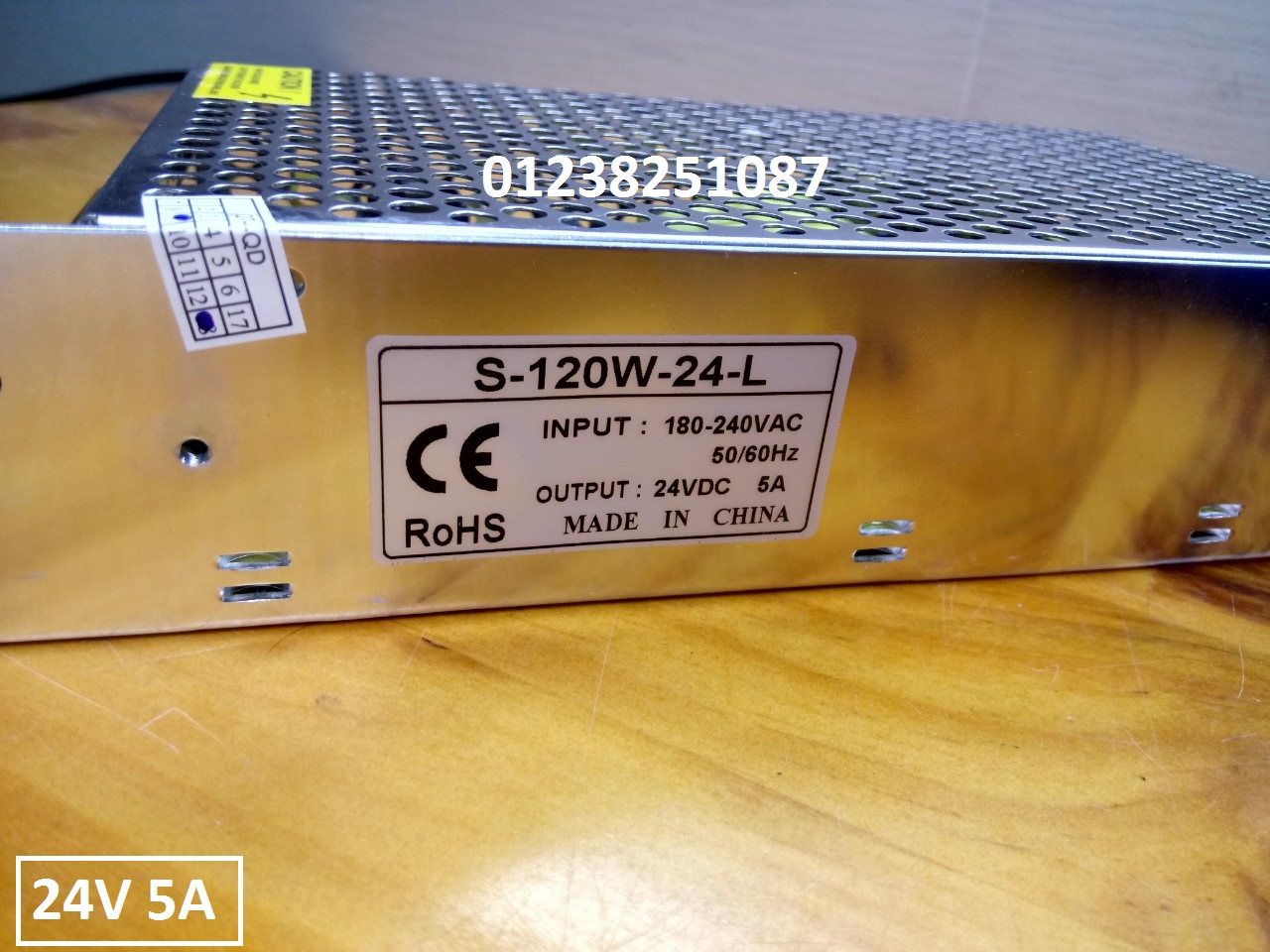 [HCM]NGUỒN TỔ ONG 24V 5A 120W (NÊN MUA) LOẠI TỐT GIÁ RẺ CHẤT LƯỢNG ĐỦ AMPE BH 12 THÁNG