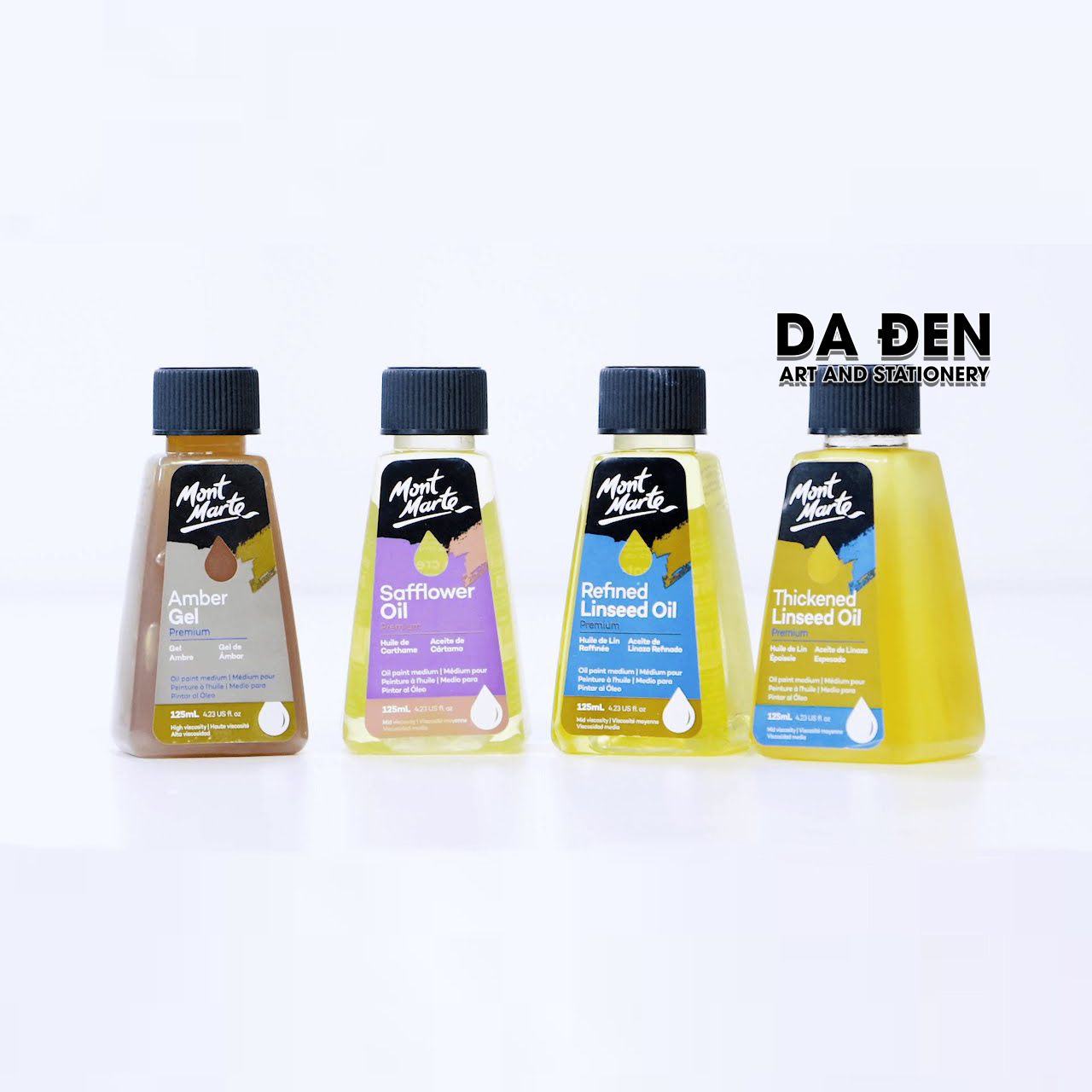[DA ĐEN] Dung Môi Sơn Dầu Mont Marte 125ml