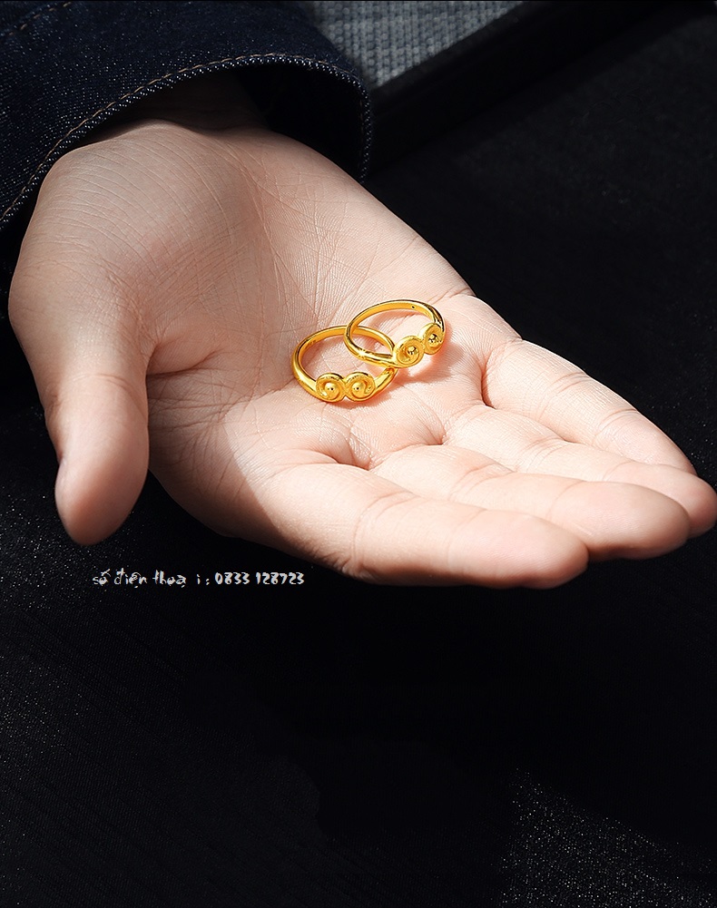 Nhẫn kim cô vàng 24k