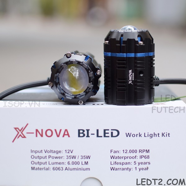 [LEDT2 ISOP] Đèn Bi - LED Mini X-Nova 35W [Số lượng: 1 Cái] [Bảo hành 1 năm]