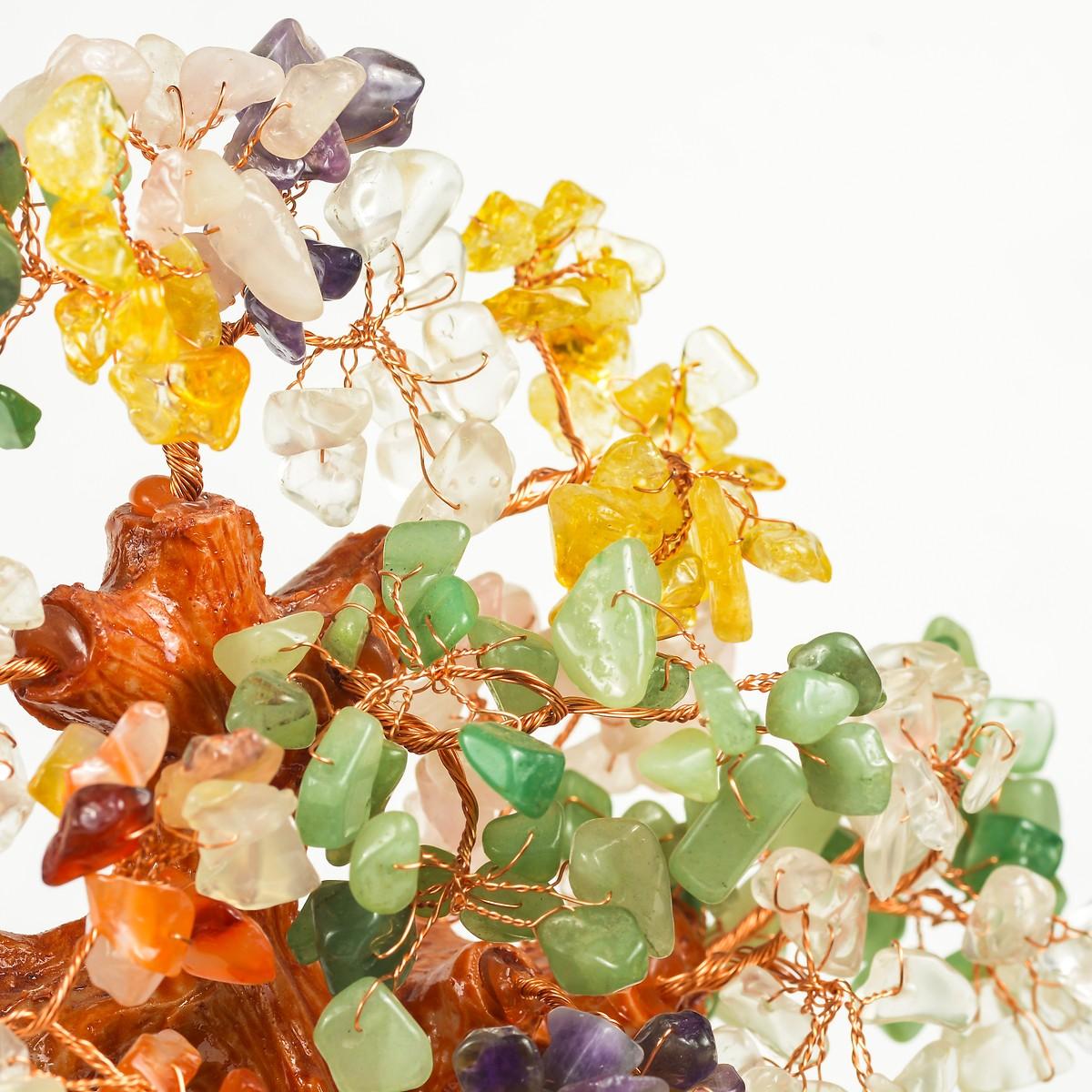 [FreeshipMAX] Cây Tài Lộc Thạch Anh Ngũ Sắc đá tự nhiên