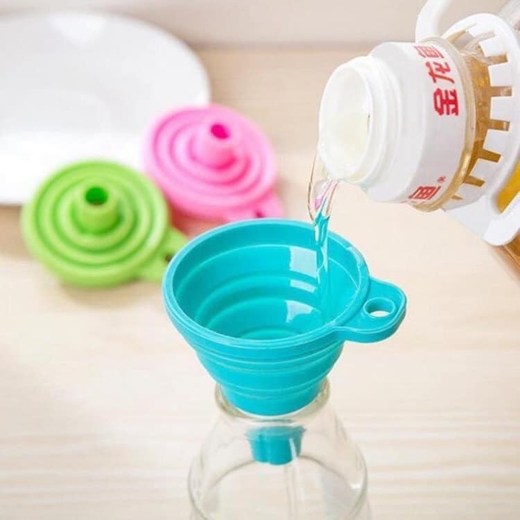 Combo 2 Phễu gấp gọn silicon tiện dụng đa năng
