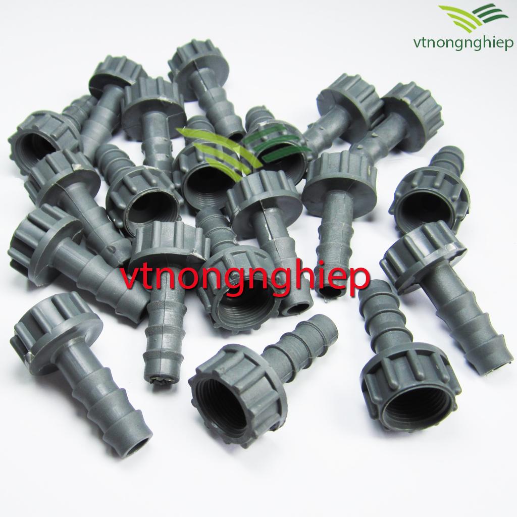 20 khớpnối ống nước 10ly ren trong 17mm pvc