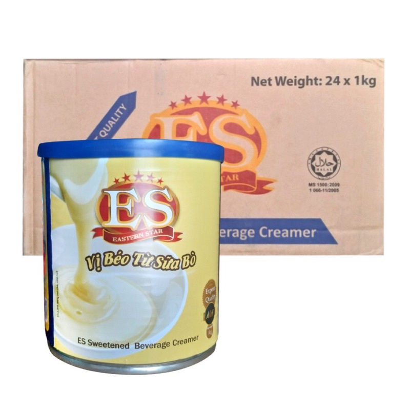 Sữa đặc Creamer ES có đường 1KG Malaysia (Nắp Xanh)
