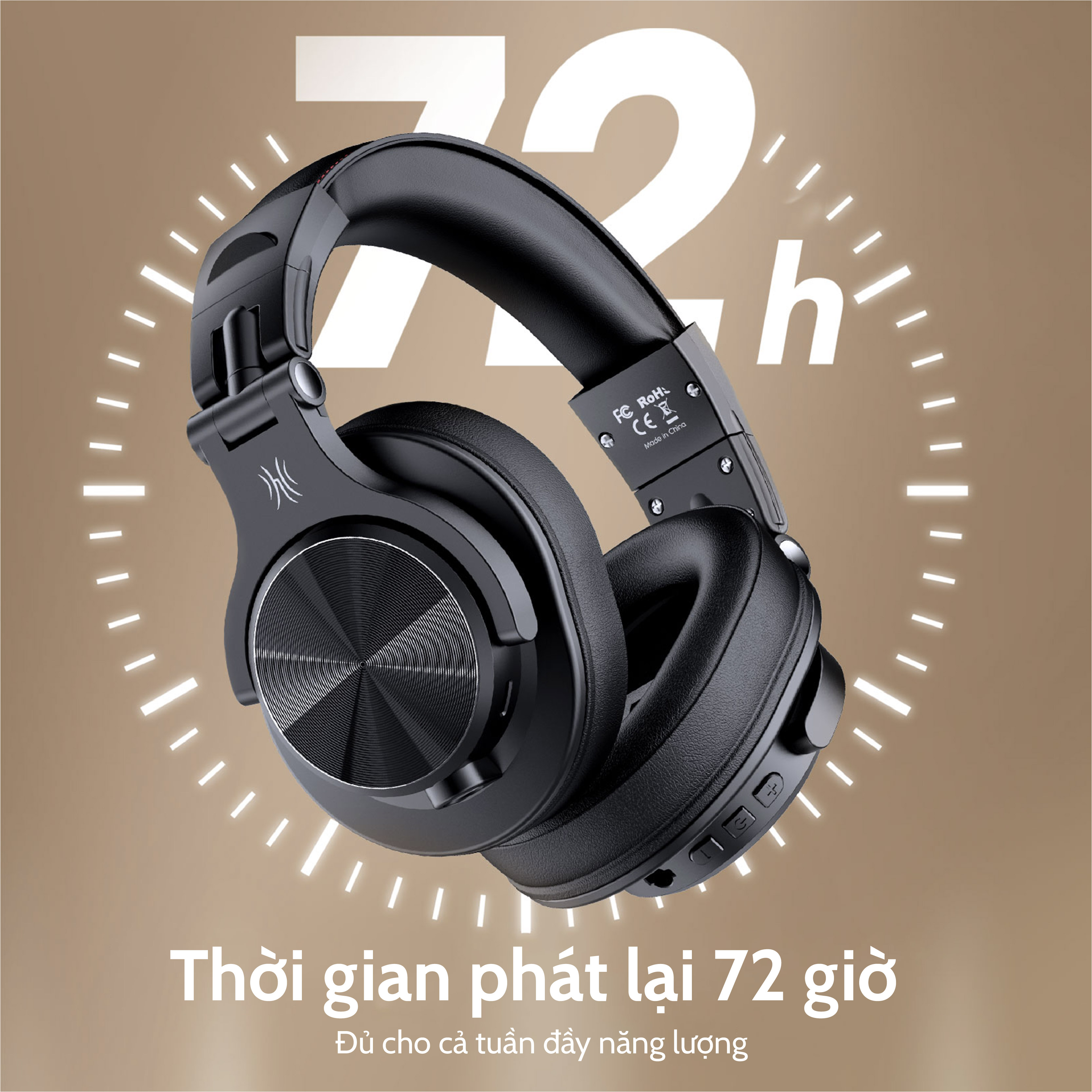 Tai nghe Bluetooth Headphone OneOdio A70 Chính Hãng