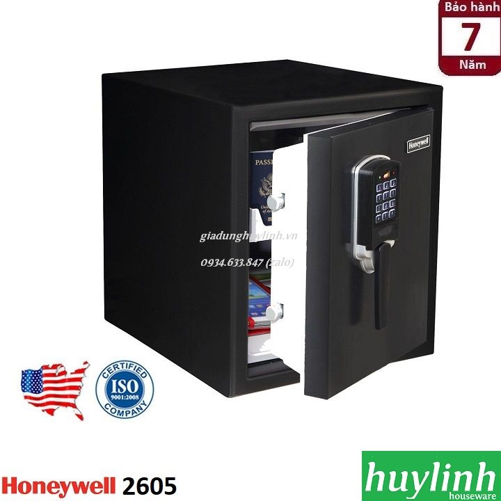 Két sắt điện tử chống cháy chống nước Honeywell 2605 - thương hiệu Mỹ