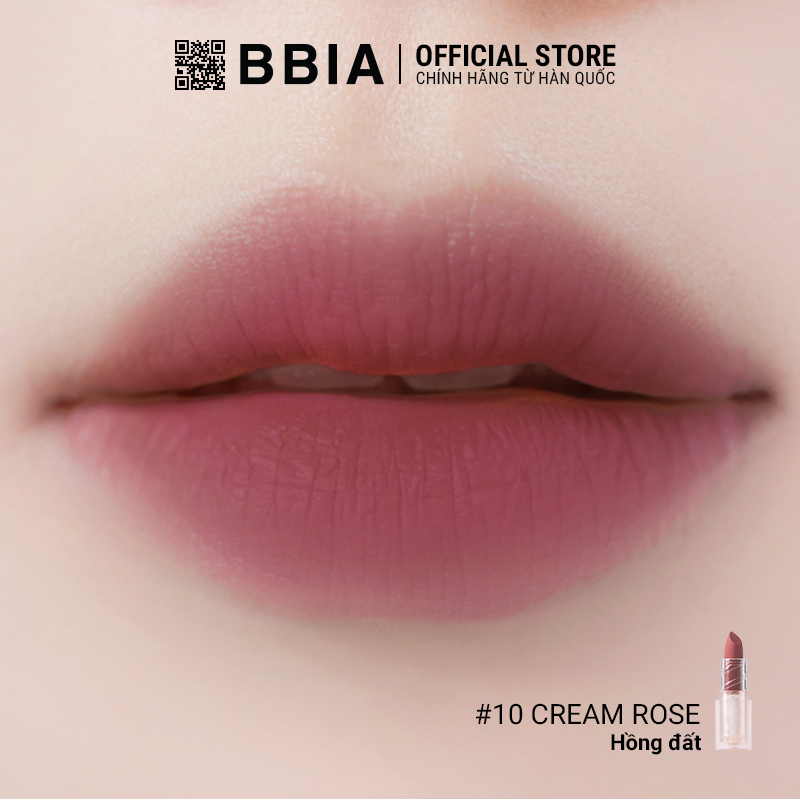 Son Thỏi Lì Bbia Last Powder Lipstick Version 2 (6 màu) 3.5g