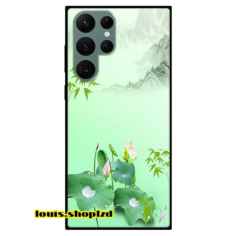 Ốp lưng dành cho samsung s22 ultra mẫu tranh sen