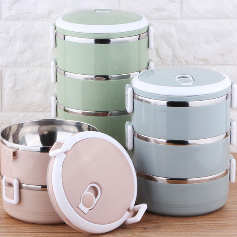 Cặp Lồng Cơm,Hộp Đựng Cơm 4 Tầng Giữ Nhiệt Cao Cấp