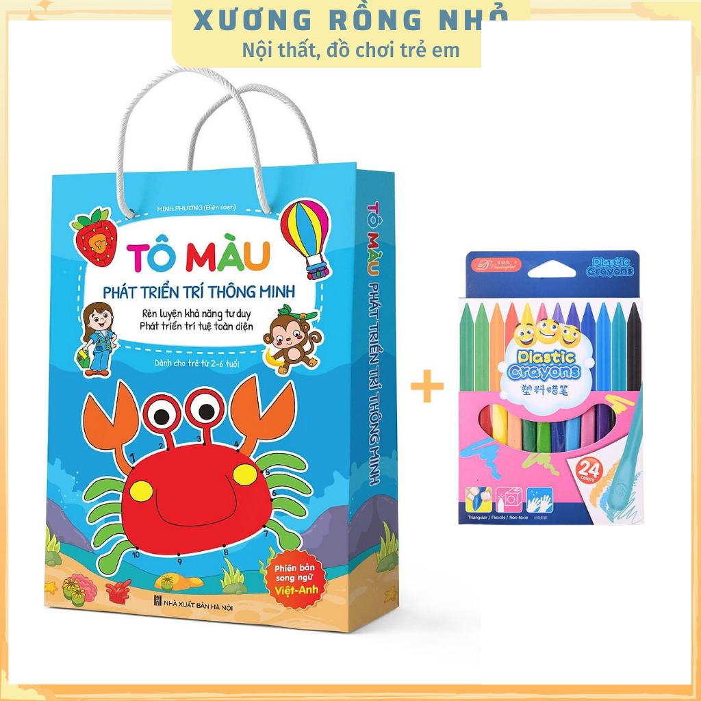 Combo đồ chơi tô màu cho bé