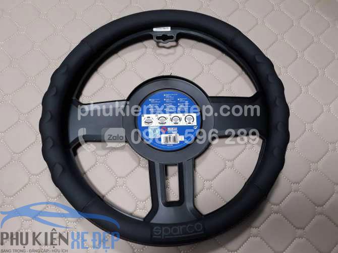 Bọc vô lăng Sparco 1117BK