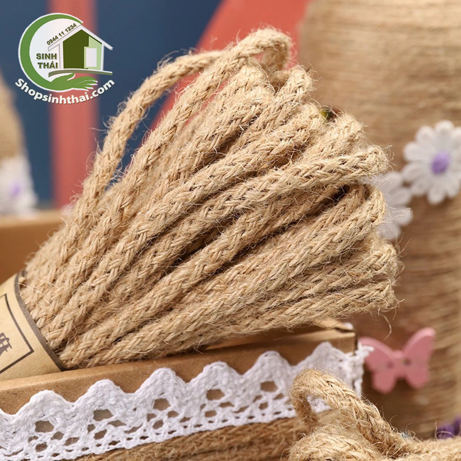 [HCM]Cuộn Dây Thừng dây dù màu xanh trắng [ 1 cuộn ] - chọn loại
