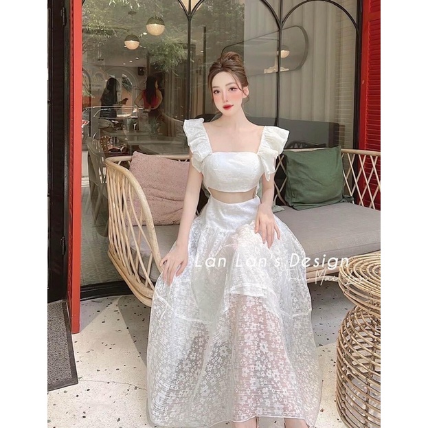 thiên tơ hoa , tơ organza hoa