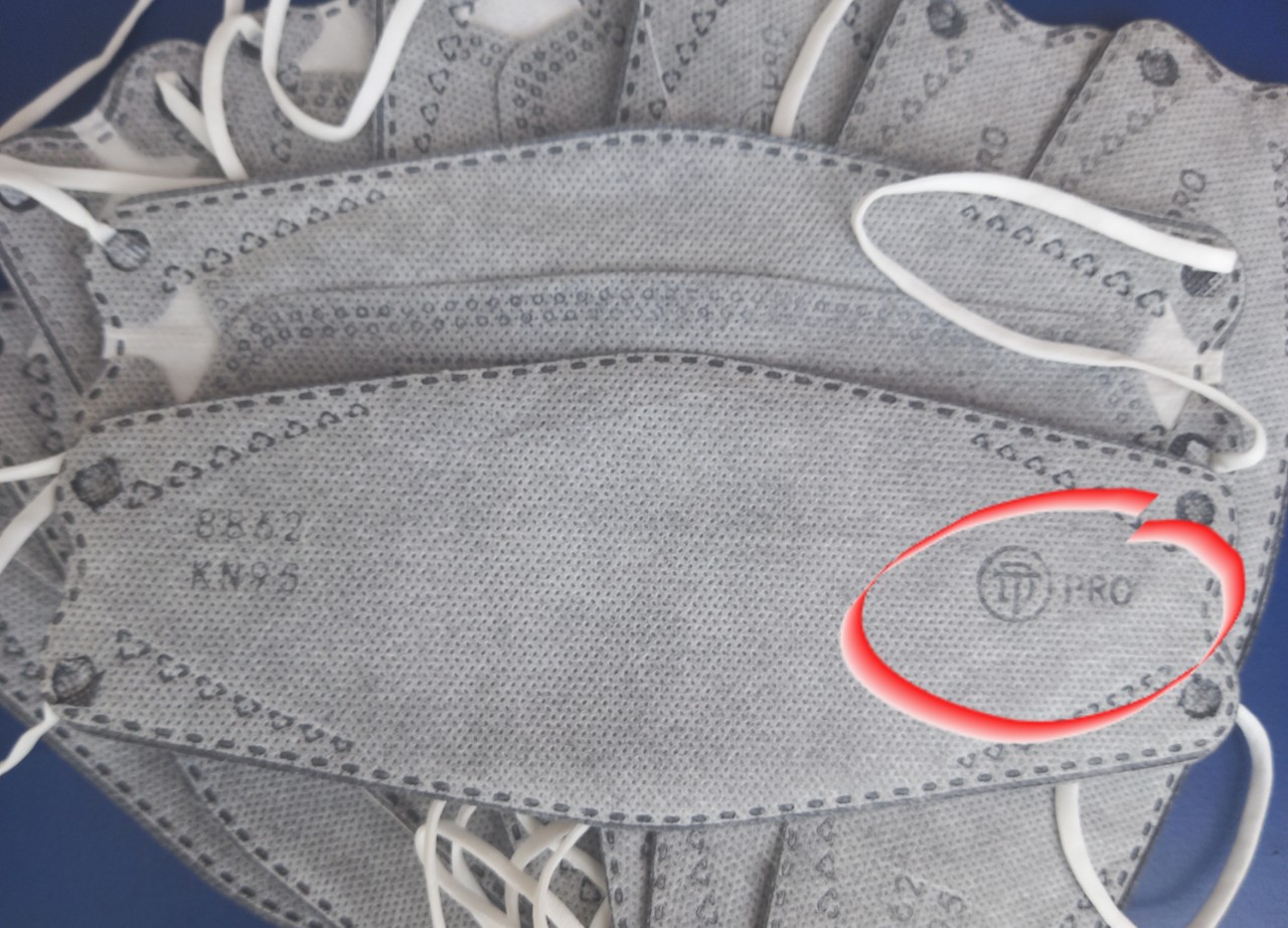 KHẨU TRANG KF 94   ( 1 BỊCH 10 CÁI )  MÀU XÁM