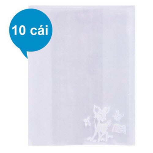 Bìa Bao Sách Thịnh Phát Lợi Dày Đặc Biệt Khổ 24cm Xấp 10 Cái