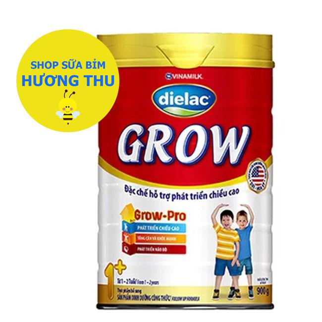 Sữa bột Vinamilk Dielac Grow 1+ Lon Đỏ 900g (dành cho bé từ 1 - 2 tuổi)