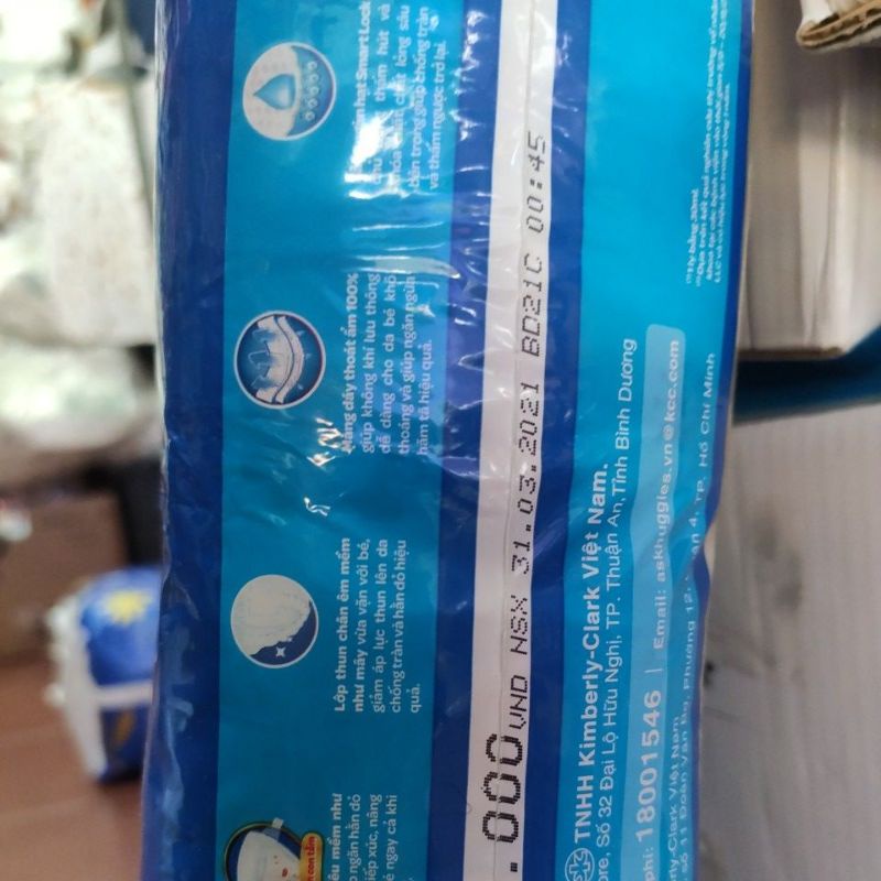 Tã dán Huggies S80/M76/L68/XL62/Xxl56