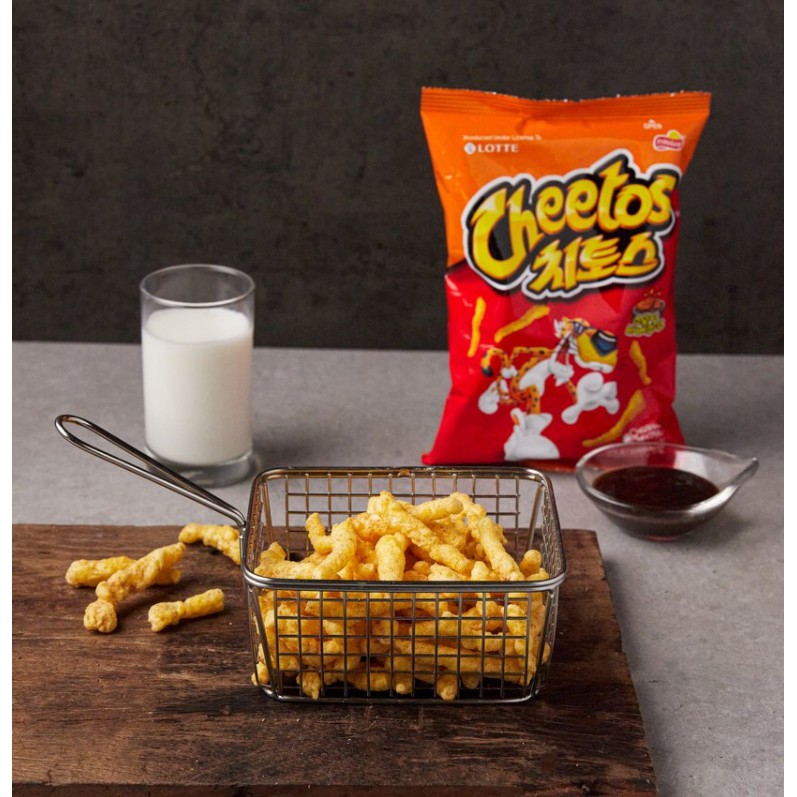 LOTTE) Snack Cheetos Vị BBQ - [롯데] 치토스 바베큐 맛 82G