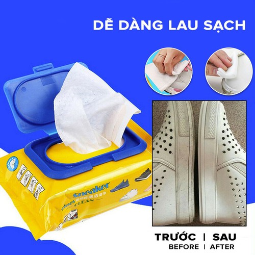 Khăn giấy lau giày Sneaker chuyên dụng đa năng