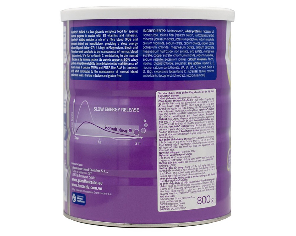 Sữa FONTACTIV DIABEST 800G