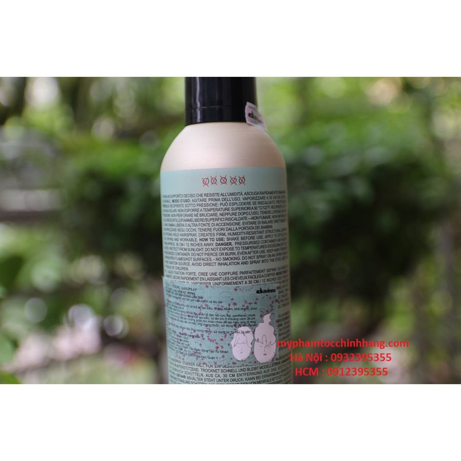 GÔM XỊT TÓC DAVINES STRONG CỨNG 400ML