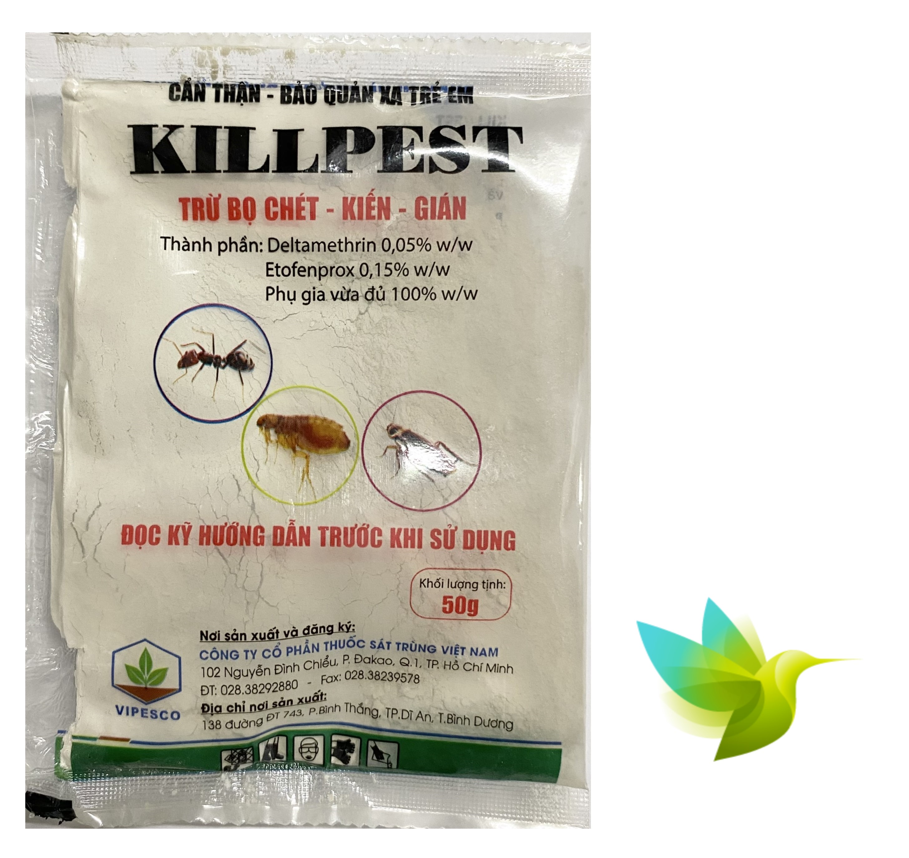 Killpest - Trừ Bọ Chét, Kiến, Gián - #074B# 50g