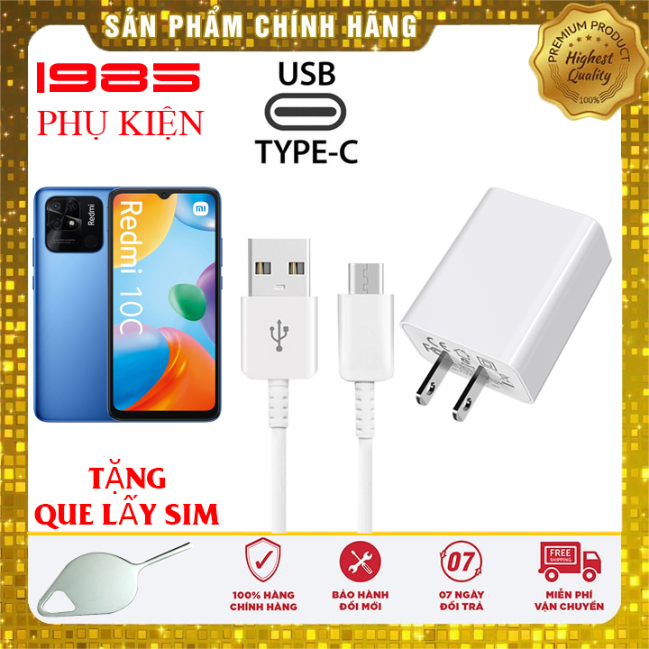 Bộ sạc nhanh cho xiaomi redmi 10c
