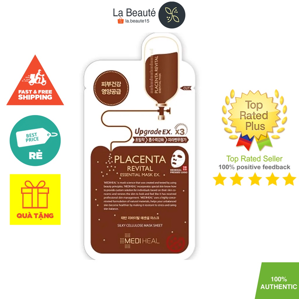 Placenta Revital Essential Mask EX - Placenta Revital Essential Mask EX