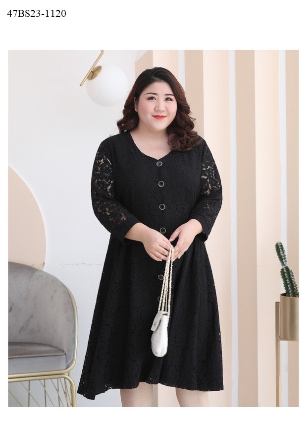 ĐẦM REN TRUNG NIÊN BIG SIZE CAO CẤP