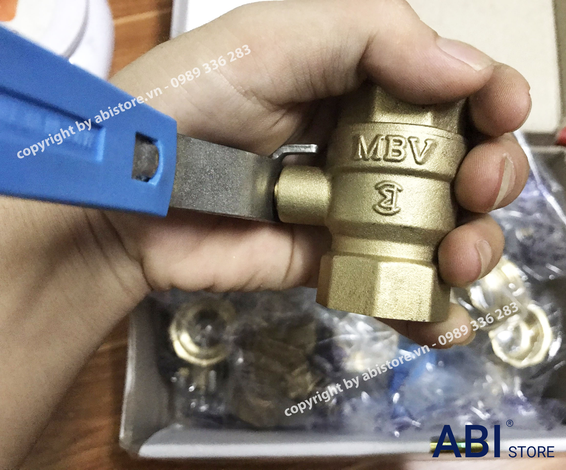 Van bi đồng tay gạt MBV dn15 (1/2) và dn20 (3/4), dn25