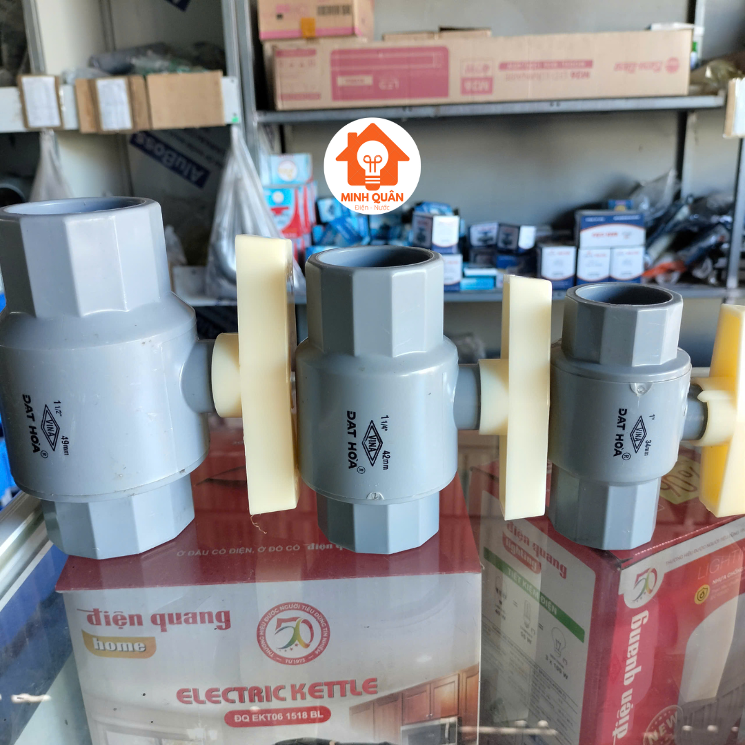 Van khóa ống nước phi 34, phi 42, phi 49mm ĐẠT HÒA