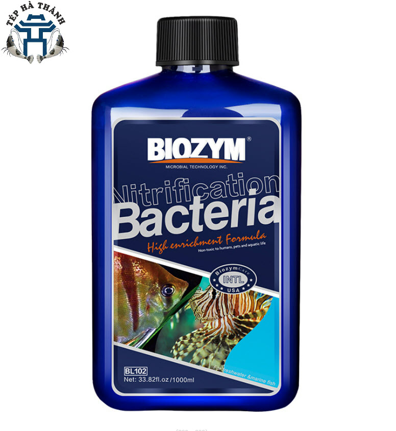 Vi sinh sống biozym nitrifying bacteria đậm đặc xử lý nước cho bể cá cảnh, bể thủy sinh