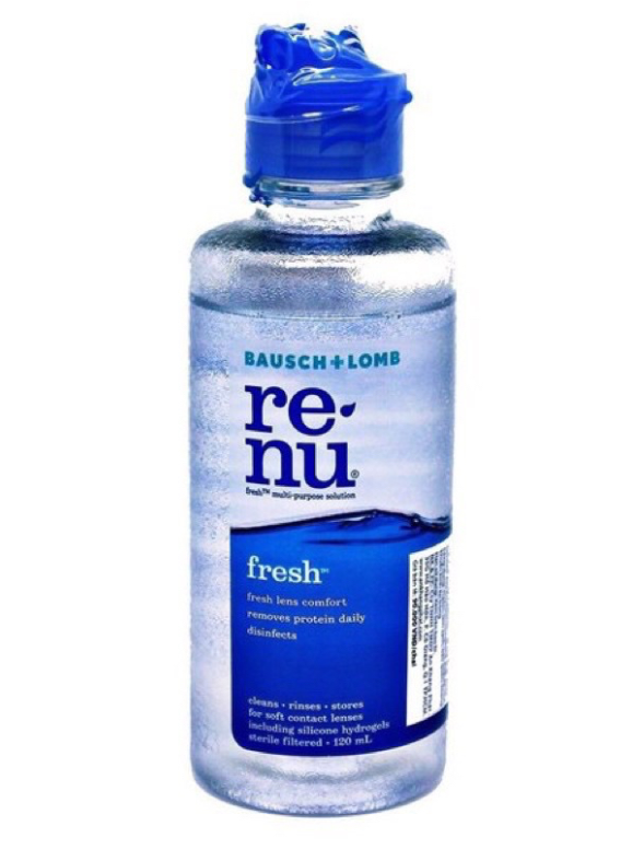 (Date xa) Ngâm kính áp tròng RENU FRESH 120ml (Bausch Lomb-Usa)
