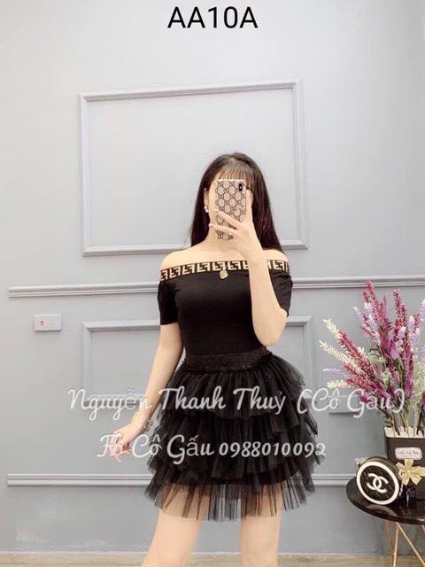 [HCM]Áo trễ vai viền nhũ FD mẫu mới cực xinh(kèm ảnh thât)