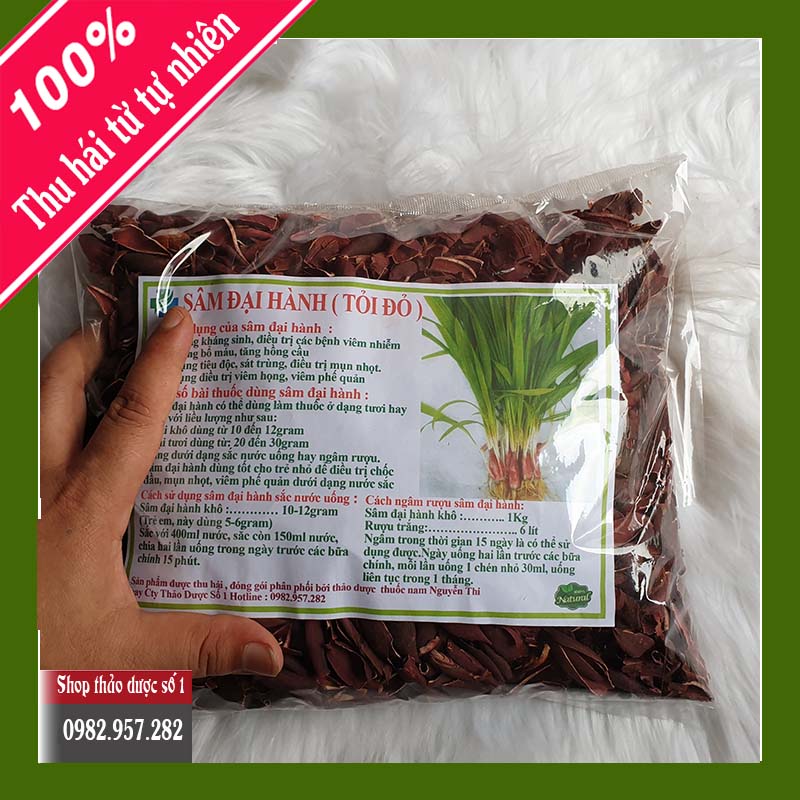 Tỏi Đỏ Sâm Đại Hành Khô ( SP Cty  Cam kết chất lượng ) -1kg
