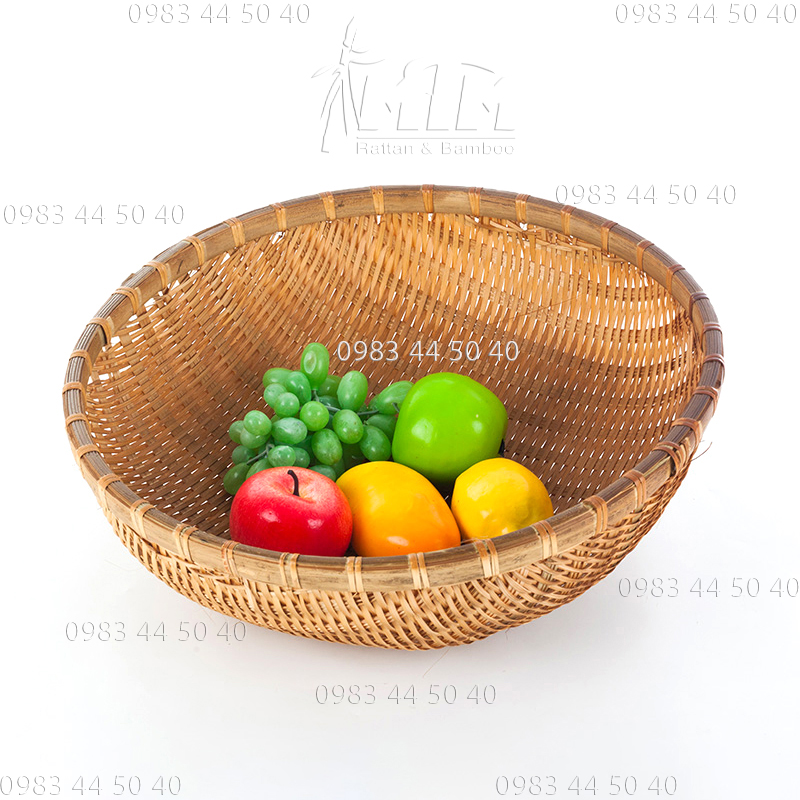 Rổ Rá tre, rổ rá vo gạo, rửa rau quả, chà cá.