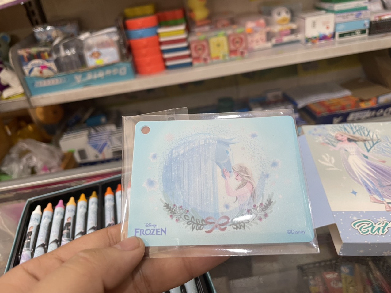 Sáp 24  màu Thiên Long Disney Elsa CR-C031/FR