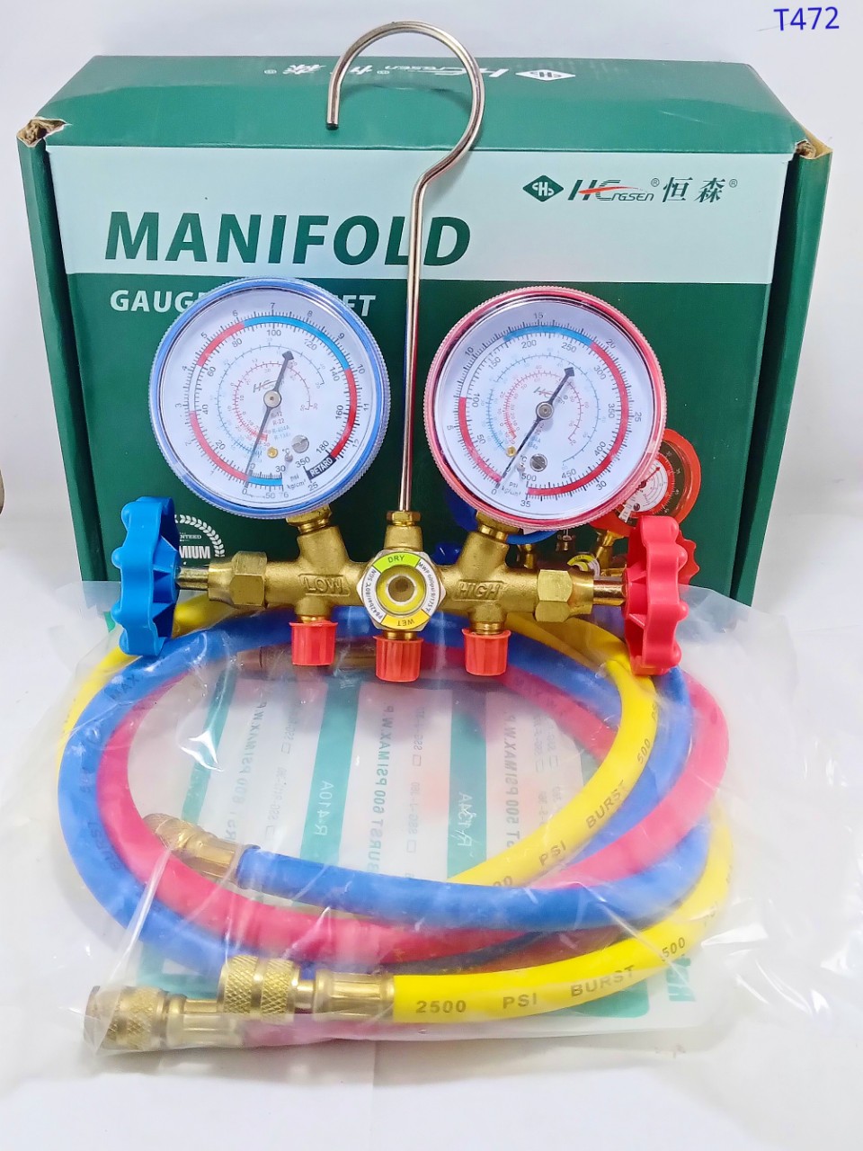 Bộ đồng hồ nạp Gas điều hòa R22, R134a Model CT-536H