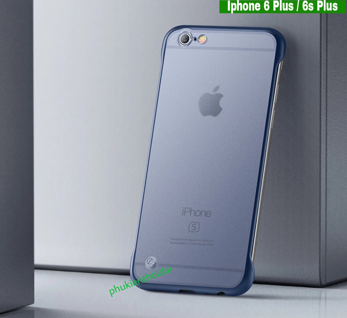 Ốp lưng Iphone 6 Plus / 6s Plus nhám mờ không bo viền hạn chế mồ hôi siêu mỏng